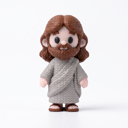 Jesús Amigurumi — impresión 3D a color