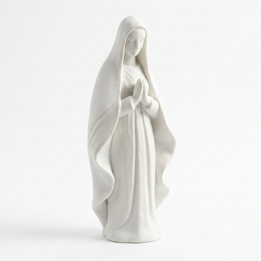 Virgen María Orante — Impresión 3D (PLA) 12 cm